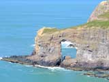 sea arch earthquake damage